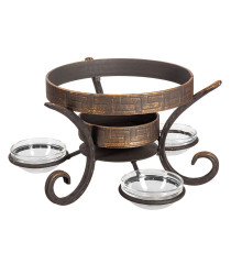 Подставка под cковороду садж с соусницами