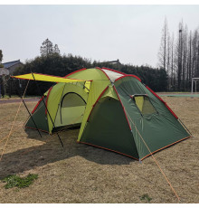 Палатка туристическая 4-х местная, MirCamping с 2 комнатами и тамбуром, арт. 1002-4