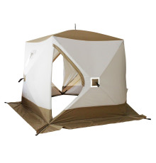 Зимняя палатка куб для рыбалки СЛЕДОПЫТ Premium 5 стен (1,8х1,75 м), h-2,05 м, 5-ти местная, 3 слоя, цв.