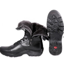 Берцы зимние Утка облегченные с натуральным мехом р 40