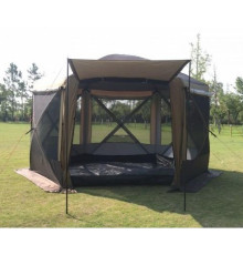 Палатка - шатер туристическая шестиугольная, 6-ти местный (360х360х235см) Mircamping, арт. 2905