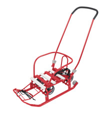 Санки  детские Nika Тимка 3К Универсал складная ручка , арт. Тимка 3К алый