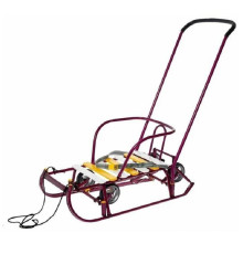 Санки детские Nika Тимка 6 универсал, арт. Т6У/А амарантовый лак