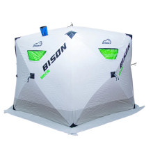 Палатка зимняя Куб Bison MOON Extra утепленная (диам.350см), 6-тигранная, арт.  447858/DM-30-B