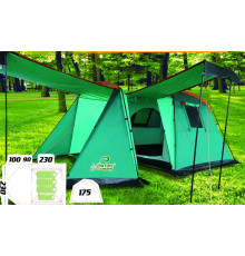 Палатка 4-х местная  MirCamping 230*(100+90+230)*175 см, арт. KRT-103