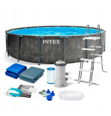 Каркасный бассейн Intex Greywood Prism Frame Premuim 457х122см, арт. 26742